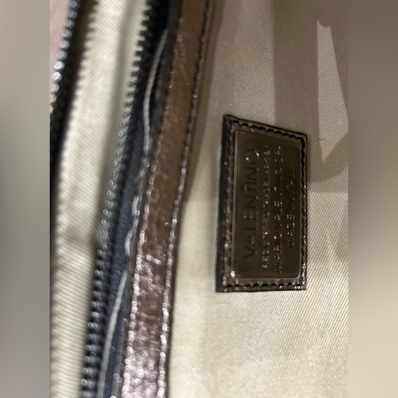 Valentino leather shoulder bag/crossbody/clutch - Bronze Metallic color - Picture 10 of 11